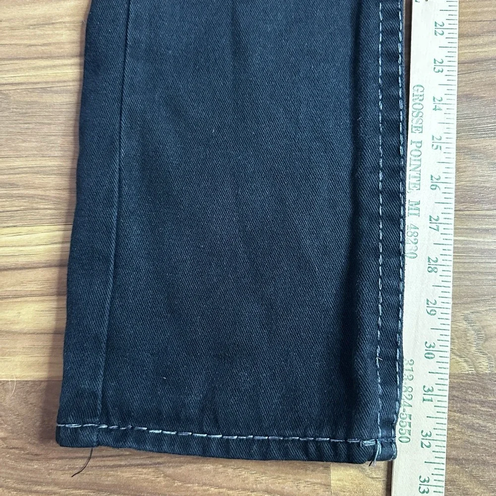 Vintage Y2K True Religion Ricky Super T Jeans Mens 32x32 Black Made in USA